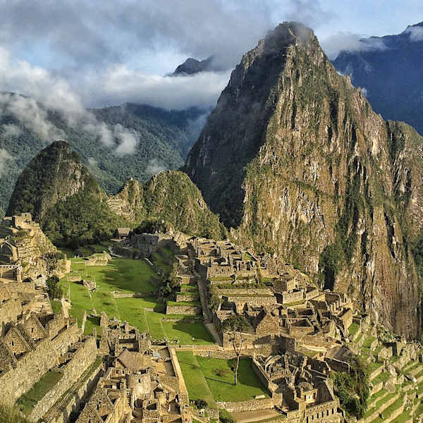 High Angle View Of Machu Picchu