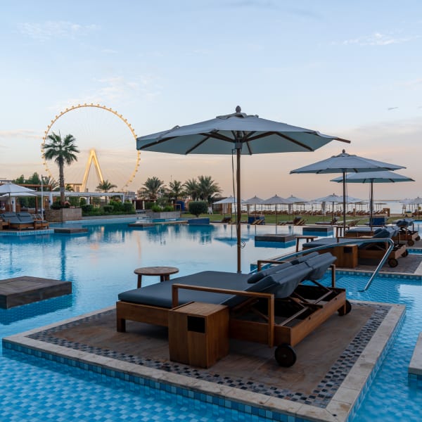 Poolbereich im Hotel Rixos Premium, Dubai