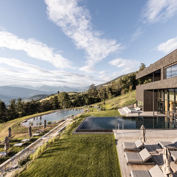 Pool mit Ausblick, Santre Dolomythic Home, Südtirol