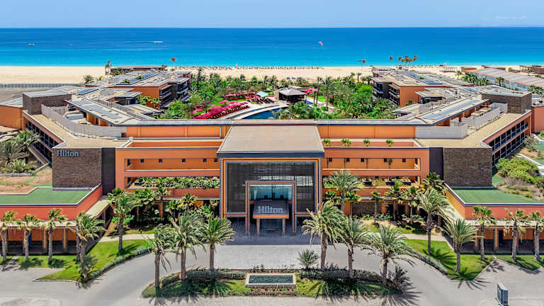 Hilton Cabo Verde Sal Resort on Santa Maria beach